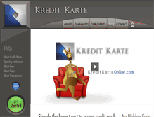 Tablet Screenshot of kreditkarteonline.com